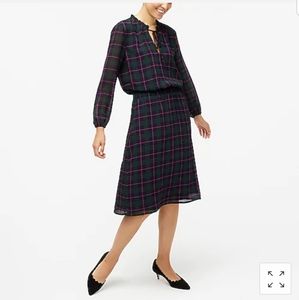 J. Crew plaid dress
